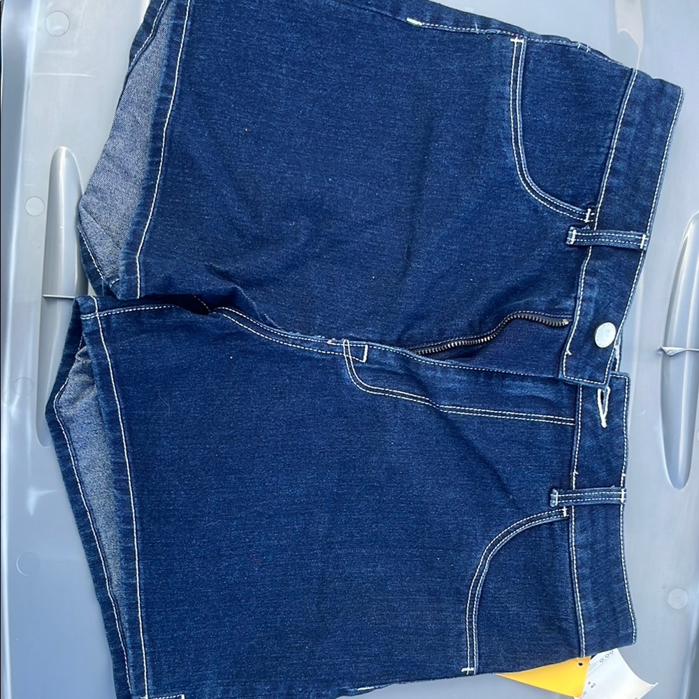 H&M Dark Blue Jean Shorts